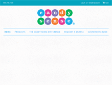 Tablet Screenshot of candysense.com